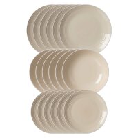 Ritzenhoff & Breker Levi Teller-Set 18-teilig -  Beige