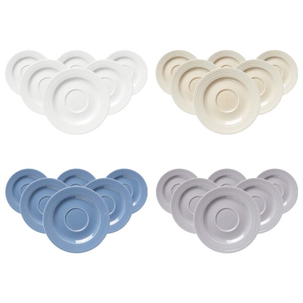 Ritzenhoff & Breker Levi Kaffeeuntertasse ø 15,5 cm 6er Set - Variante