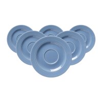 Ritzenhoff & Breker Levi Kaffeeuntertasse ø 15,5 cm 6er Set - Blau