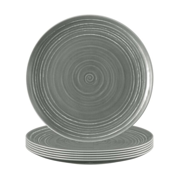 Seltmann Weiden Terra Frühstücksteller ø 22,5 cm 6er Set - Perlgrau