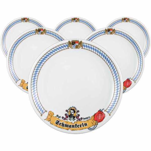 Seltmann Weiden Compact Bayern Speiseteller ø 27 cm 6er Set
