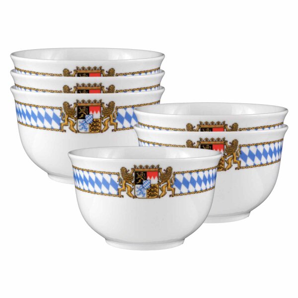Seltmann Weiden Compact Bayern Müslischale ø 12,7 cm 6er Set
