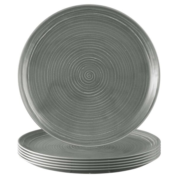 Seltmann Weiden Terra Speiseteller ø 27,8 cm 6er Set - Perlgrau