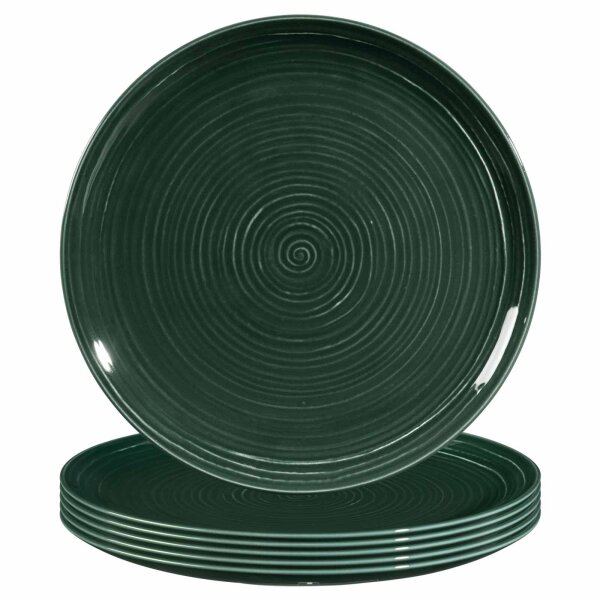 Seltmann Weiden Terra Speiseteller ø 27,8 cm 6er Set - Moosgrün