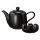 Seltmann Weiden Liberty Velvet Black Kanne mit Stövchen 1,6 l