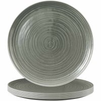 Seltmann Weiden Terra Pizzateller ø 31,5 cm 6er Set - Perlgrau