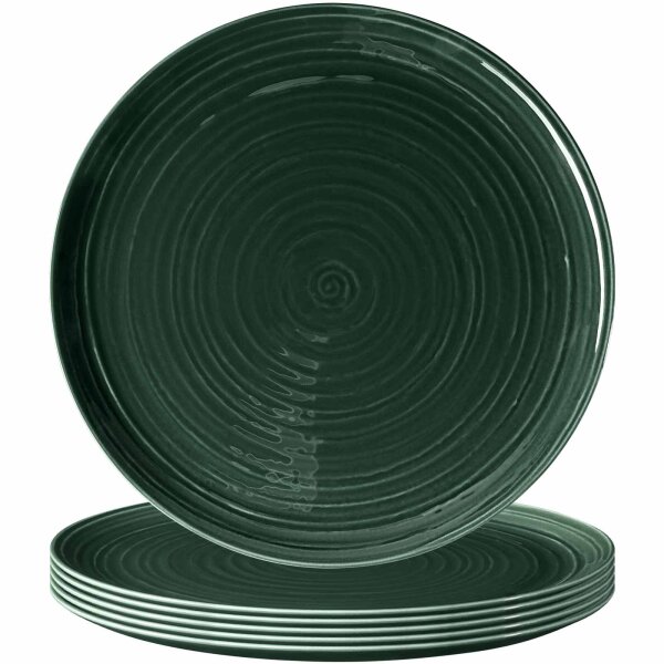 Seltmann Weiden Terra Pizzateller ø 31,5 cm 6er Set - Moosgrün