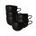 Seltmann Weiden Liberty Velvet Black Milchkaffeetasse 400 ml 6er Set