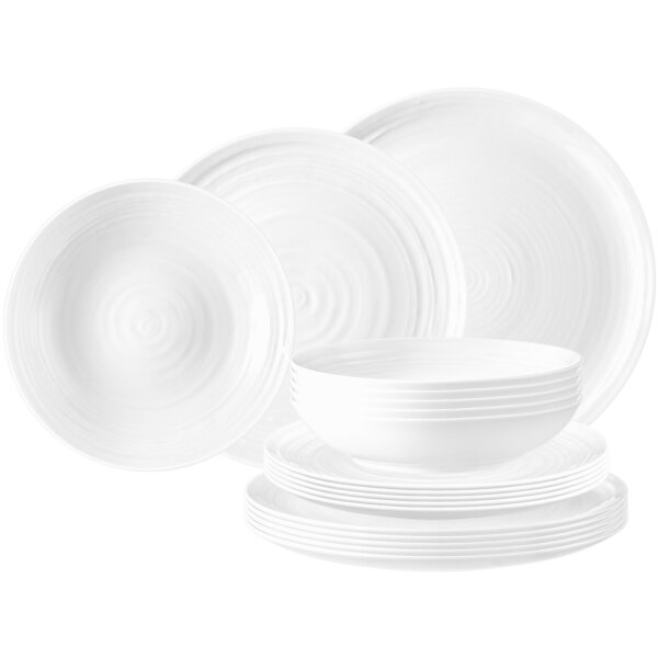 Seltmann Weiden Terra Teller-Set 18-teilig - Weiß