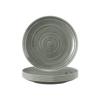 Seltmann Weiden Terra Brotteller ø 17,7 cm 6er Set - Perlgrau