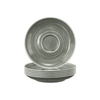 Seltmann Weiden Terra Espressountertasse ø 12 cm 6er Set - Perlgrau