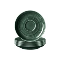 Seltmann Weiden Terra Espressountertasse ø 12 cm 6er Set - Moosgrün