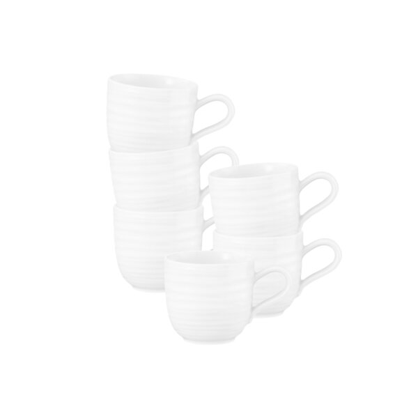 Seltmann Weiden Terra Espressotasse 0,09 l 6er Set - Weiß