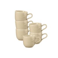 Seltmann Weiden Terra Espressotasse 0,09 l 6er Set - Sandbeige