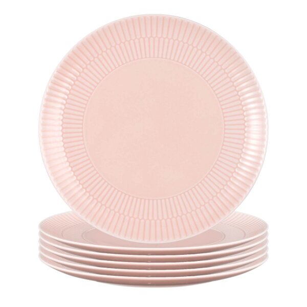 Seltmann Weiden Amina Frühstücksteller ø 22,7 cm 6er Set - Rosé