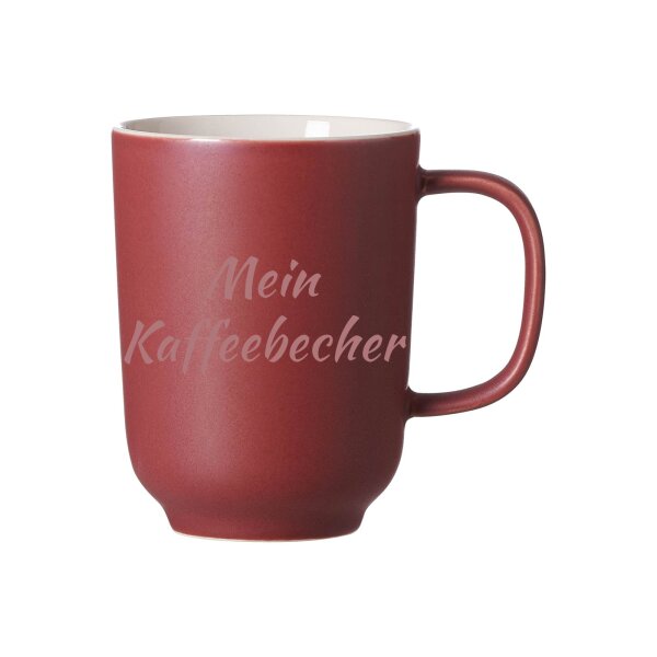 Kaffeebecher Jasper 285 ml mit Text - Beere