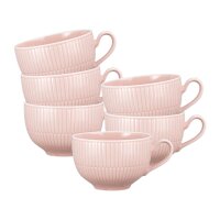 Seltmann Weiden Amina Milchkaffeetasse 0,35 l 6er Set - Rosé