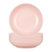 Seltmann Weiden Amina Suppenteller ø 21,2 cm 6er Set - Rosé