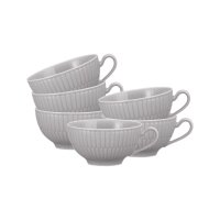 Seltmann Weiden Amina Teetasse 0,14 l 6er Set - Silbergrau