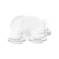 Seltmann Weiden Amina Teeservice 18-teilig - Weiß