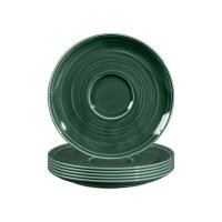 Seltmann Weiden Terra Kombi-Untertasse ø 16,1 cm 6er Set - Moosgrün