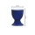 Eierbecher Doppio 6er Set - Name - Indigo Blau