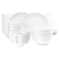 Seltmann Weiden Amina Frühstücks-Set 18-teilig - Weiß