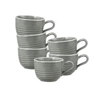 Seltmann Weiden Terra Kaffeetasse 260 ml 6er Set - Perlgrau