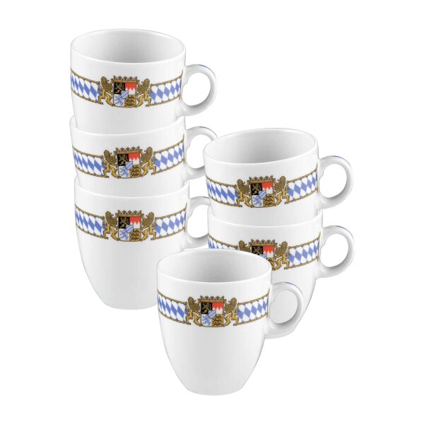 Seltmann Weiden Compact Bayern Becher 0,40 l 6er Set