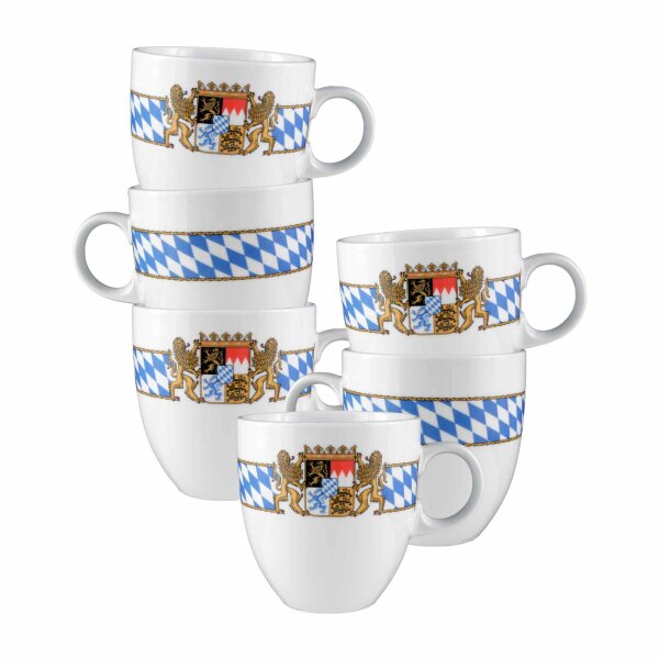 Seltmann Weiden Compact Bayern Becher 0,50 l 6er Set