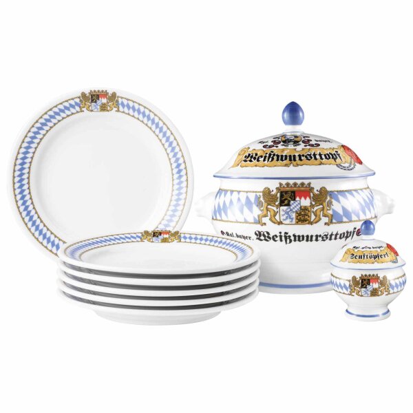 Seltmann Weiden Compact Bayern Weißwurst-Set für 6 Personen