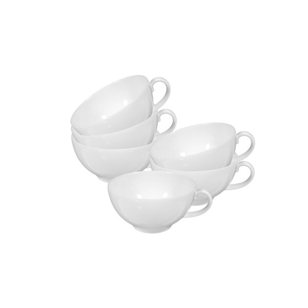 Seltmann Weiden Rondo/Liane Weiß Teetasse 0,20 l 6er Set
