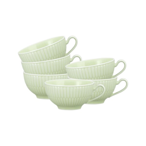 Seltmann Weiden Amina Teetasse 0,14 l 6er Set - Seladon