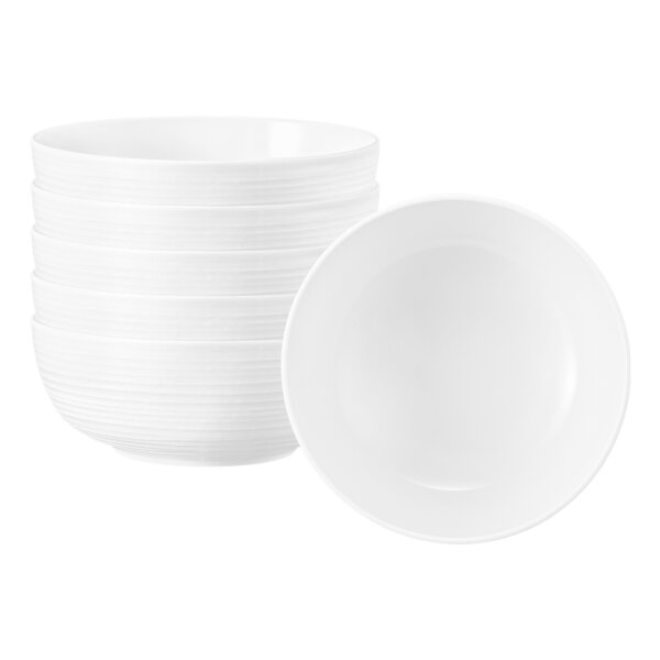 Seltmann Weiden Terra Foodbowl ø 20,4 cm 6er Set - Weiß
