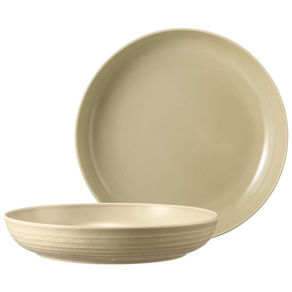 Seltmann Weiden Terra Foodbowl ø 28,4 cm 2er Set - Sandbeige