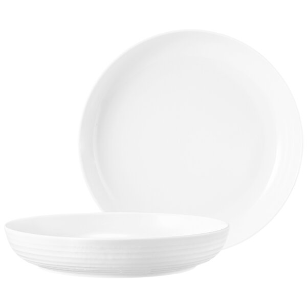 Seltmann Weiden Terra Foodbowl ø 28,4 cm 2er Set - Weiß