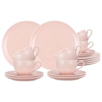 Seltmann Weiden Amina Kaffeeservice 18-teilig - Rosé