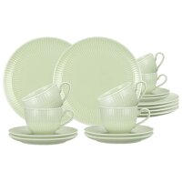 Seltmann Weiden Amina Kaffeeservice 18-teilig - Seladon