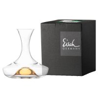 Eisch No Drop Effekt Dekantierkaraffe gold im Geschenkkarton