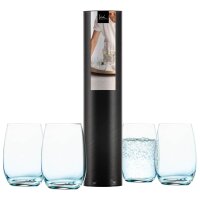 Eisch Light Becher 340 ml 4er Set aqua in Geschenkröhre
