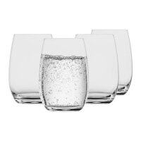 Eisch Light Becher 340 ml 4er Set grau in Geschenkröhre
