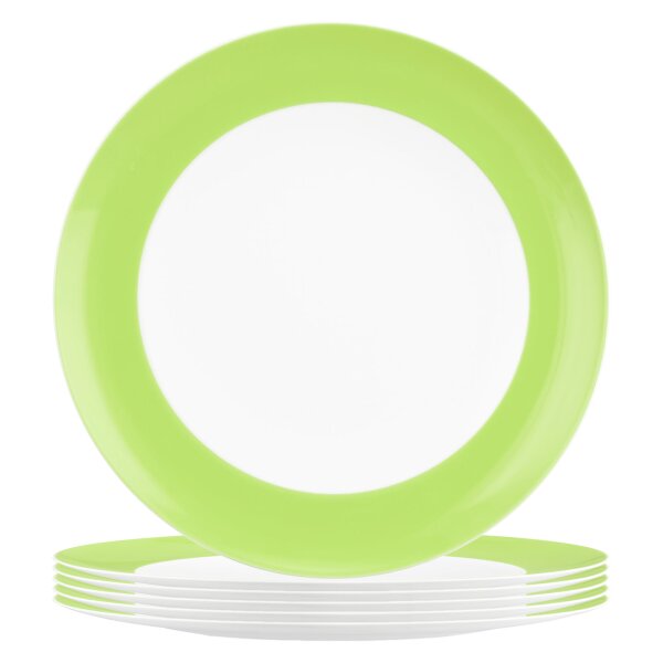 Seltmann Weiden Liberty Pure Colors Speiseteller ø 27 cm 6er Set - Lime Green