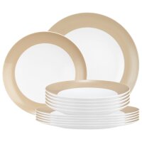 Seltmann Weiden Liberty Pure Colors Tafelservice 12-teilig - Dusty Beige