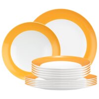 Seltmann Weiden Liberty Pure Colors Tafelservice 12-teilig - Mango Orange