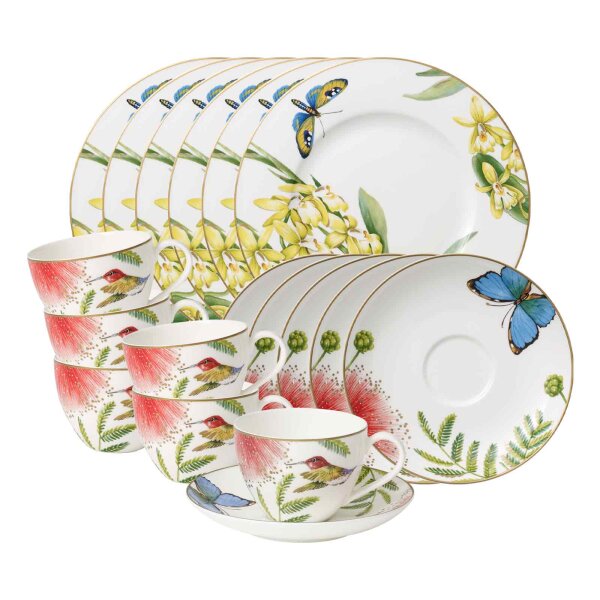 Villeroy & Boch Amazonia Anmut Kaffeeservice 18-teilig