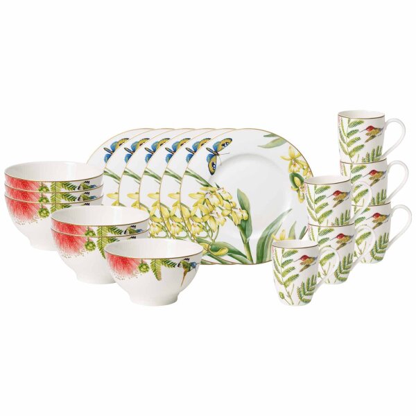 Villeroy & Boch Amazonia Frühstücks-Set 18-teilig