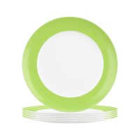 Seltmann Weiden Liberty Pure Colors Frühstücksteller ø 22,5 cm 6er Set - Lime Green