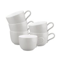 Seltmann Weiden Liberty Pure Colors Kaffeetasse 260 ml 6er Set - New Grey