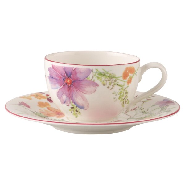 Villeroy & Boch Mariefleur Basic Frühstückstasse mit Untertasse