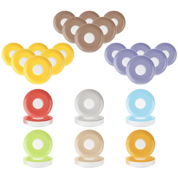Seltmann Weiden Liberty Pure Colors Kombiuntertasse ø 16 cm 6er Set - Variante